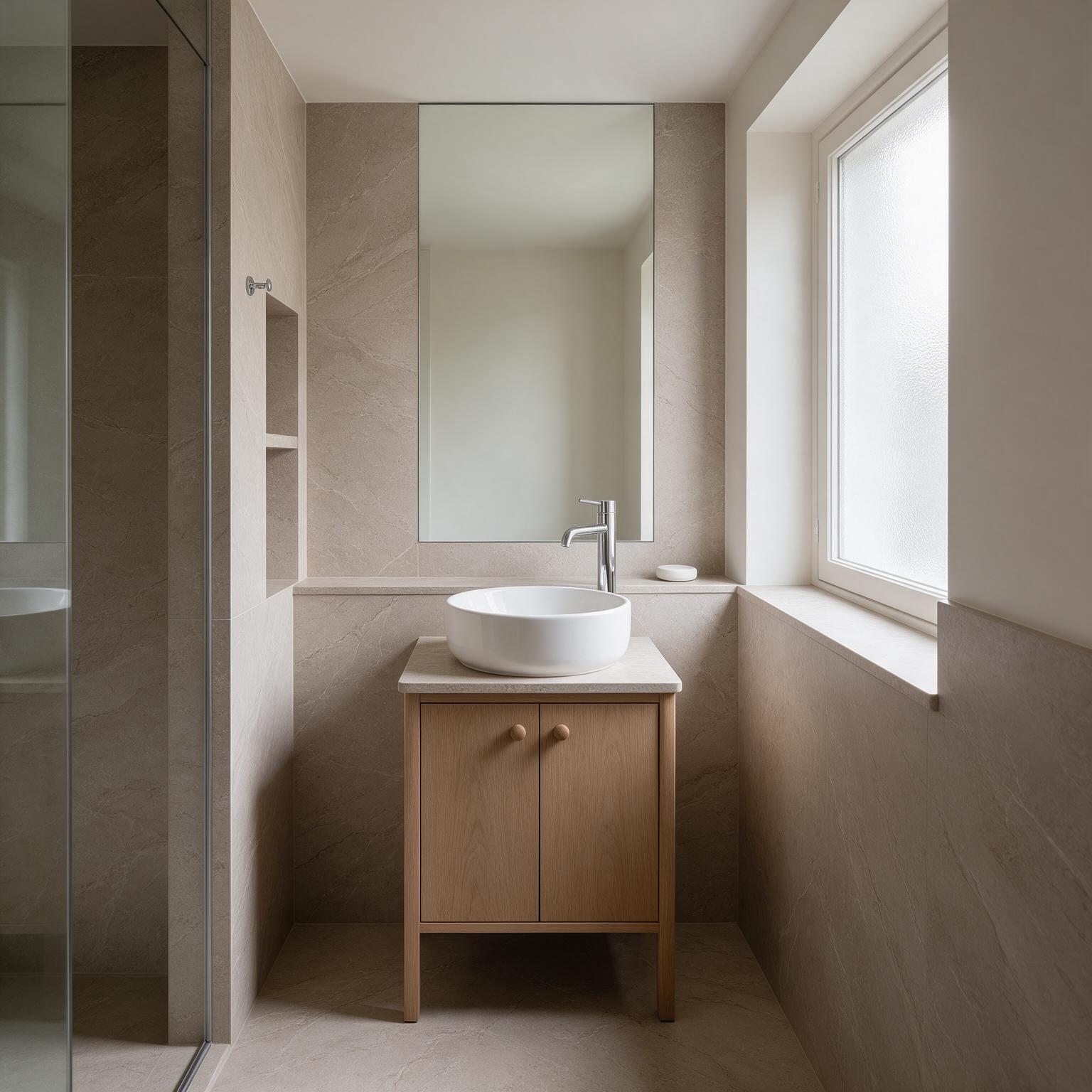 Salle de bain après